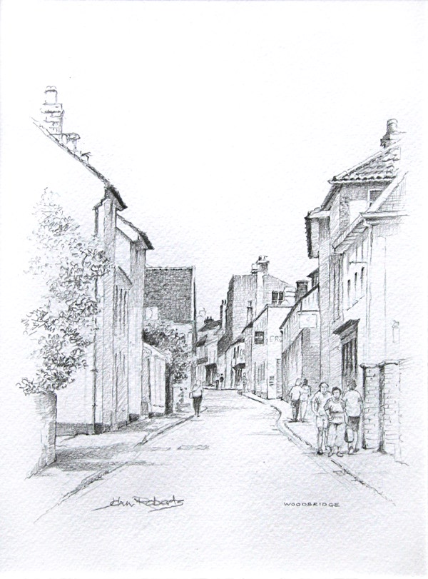 John Roberts - Quay Street original drawing