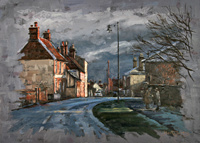 John Roberts - Winter Sun in Woodbridge